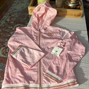Body Glove Girl's hooded Jacket 7M Pink Zip down girls jacket,